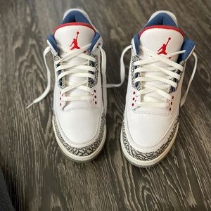 NIKE AIR JORDAN RETRO 3 “TRUE BLUE” (USED)